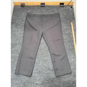 Wrangler Regular Fit Gray 52x32 Pants Mens Vintage 82GY Polyester Work Trousers